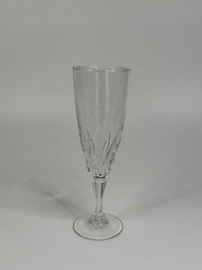 Vintage Cristal d'Arques Durand Flamenco Crystal Champagne Flute, 7.125"